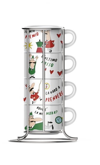 Bialetti SET 4 cap.TRICOLORE 8002617028691