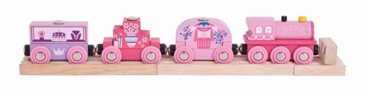 Bigjigs Rail Vlak pro princezny + koleje 0691621094518