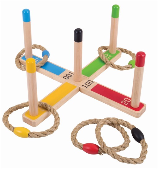 Bigjigs Toys Házení kruhů 0691621545560