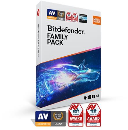 Bitdefender Family pack 2020 pro domácnost na 2 roky FP01ZZCSN2415LEN
