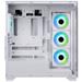 BitFenix skříň CETO / ATX / 4x 120mm ARGB fan / 2x USB 3.0 / USB-C / tvrzené sklo / bílá BFC-CET-500-WWGSK-4A