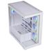 BitFenix skříň CETO Cube / 4x 120mm ARGB fan / 2x USB 3.0 / USB-C / tvrzené sklo / bílá BFC-CET-300-KKGSK-4A
