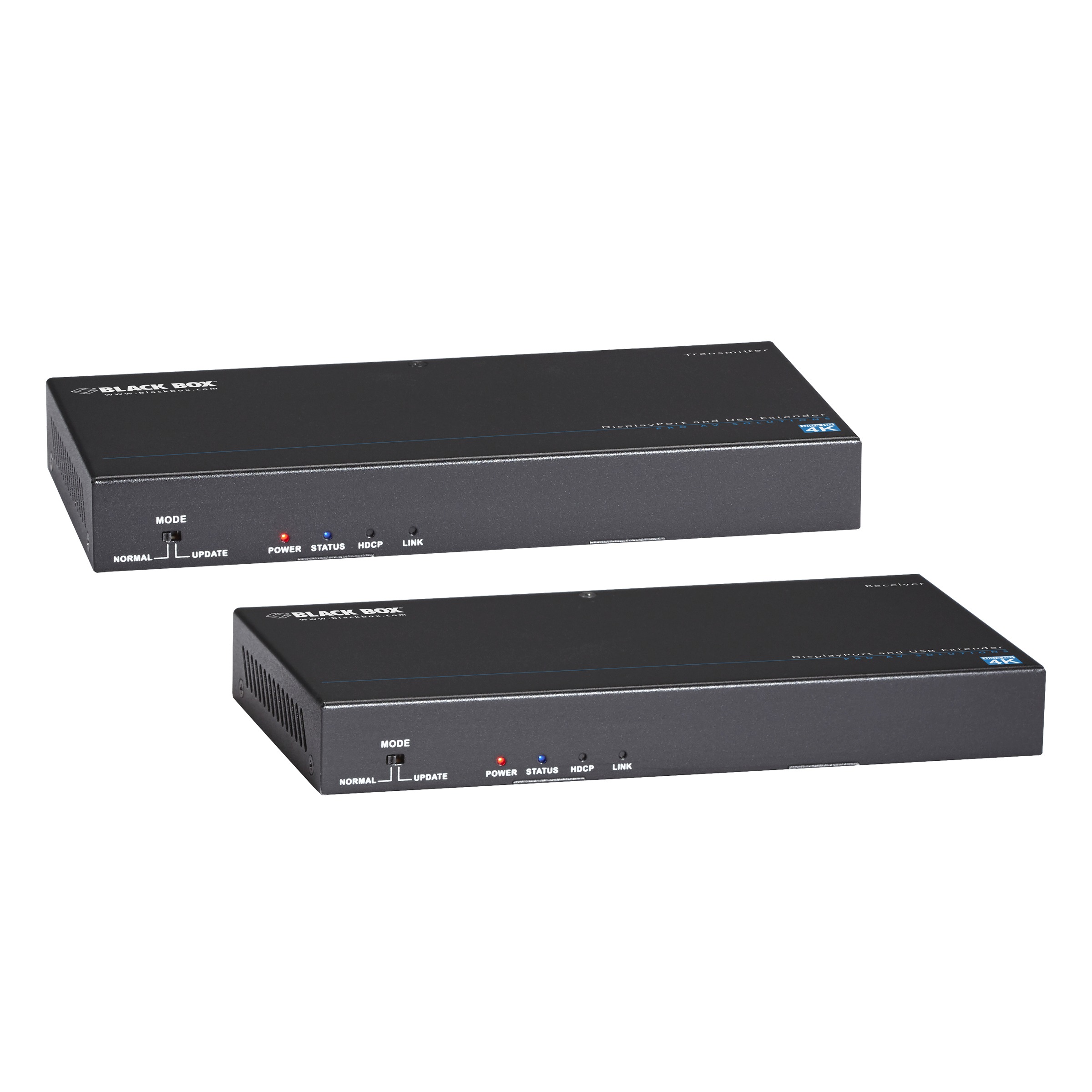 BlackBox Video Extender - DisplayPort, RS232, 4K UVX-DP-TP-100M
