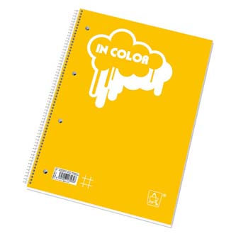 Blok špirálový, štvorčekový, A4, 50listovšpirálový HBC4119241F0