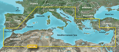 BlueChart G2 - EU710L - Skagerrak-Denmark-Germany + Dunaj 753759093181