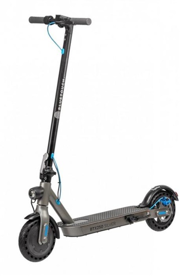 BLUETOUCH elektrická koloběžka BTX250/ výkon 250W/ hmotnost 12,5kg/ dojezd 30km/ baterie Li-Ion 8Ah/ stříbrná SPTBT06