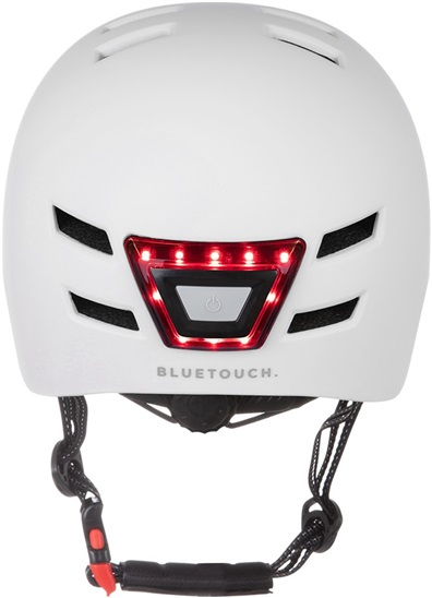 BLUETOUCH helma s LED - bílá, S 8594213616377