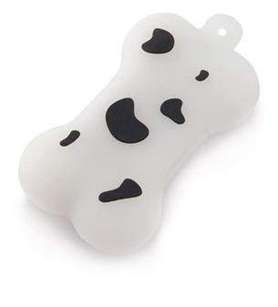 BONE USB 4GB DOGGY DRIVER - white/black (kosť - bielo/čierny) DR06011-4WB