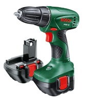 BOSCH Aku vŕtací skrutkovač PSR 12-2 2x aku 0603955521