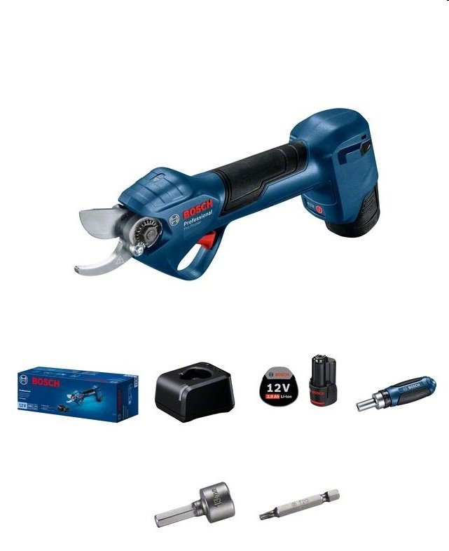BOSCH Akumulátorové záhradné nožnice Pro Pruner (2 x 3,0 Ah) 06019K1021
