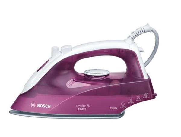 BOSCH_napar. žehlička, 2000W, nová plocha "palladium glissée", konšt.para: 0-25 g/min., parný ráz 80 g/min 4242002464886
