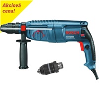 BOSCH Vŕtacie kladivo GBH 2600 DFR + 3xvrtak S4L+3x sekac 0611254370