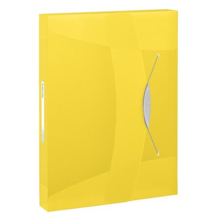 Box na dokumenty Esselte VIVIDA, 40 mm, žlutá 624052