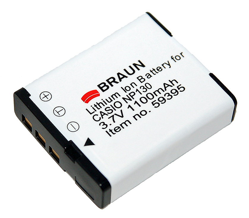 Braun akumulátor CASIO NP-130, 1100mAh 59395