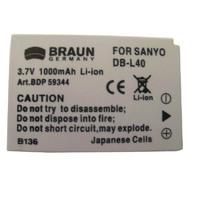 BRAUN akumulátor - SANYO DB-L40 59344