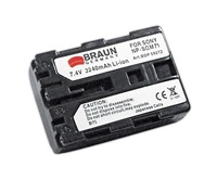 Braun akumulátor SONY NP-FM70, QM71, 3240mAh DB59273