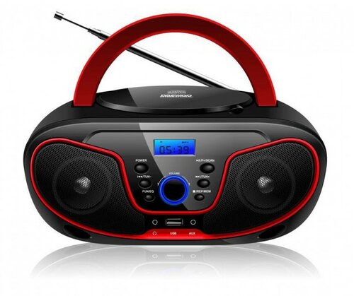 Bravo B-6037 CD přehrávač červený 8595022060382