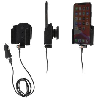 Brodit držák do auta na Apple iPhone 11 Pro Max bez pouzdra,s nabíjením z cig. zap/USB PBR-721164
