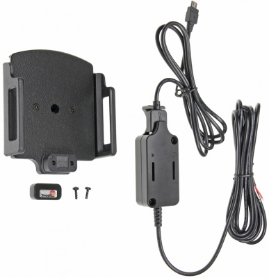 Brodit držák do auta na mobilní telefon nastavitelný se skrytým nabíjením š.75-89 mm, tl.6-10mm PBR-527628