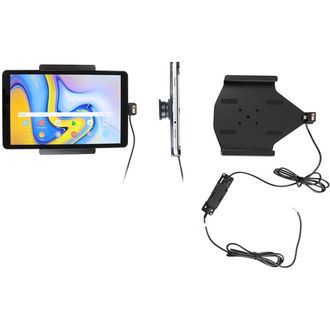 Brodit držák do auta na Samsung Galaxy Tab A 10.5 SM-T590/SM-T595d bez pouzdra, se skrytým nabíjením PBR-727079