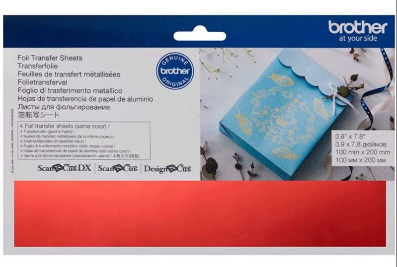 Brother - Kovová fólie červená CAFTSRED1