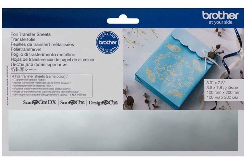 Brother - Kovová fólie stříbrná CAFTSSIL1