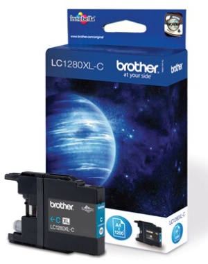 Brother LC-1280XLC - Azurová - originál - inkoustová cartridge - pro Brother MFC-J5910DW, MFC-J6510 LC1280XLC
