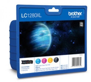BROTHER LC-1280XLVAL Ink BK/C/M/Y pre MFC-J6910DW LC1280XLVALBP
