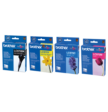BROTHER LC-970 Ink BK/C/M/Y Pack pre DCP-135C/150C, MFC-235C/260C LC970VALBP