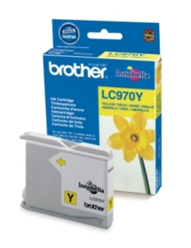 Brother LC-970Y - Žlutá - originál - inkoustová cartridge - pro Brother DCP-135C, DCP-150C, DCP-153 LC970Y
