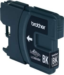 Brother LC-980BK - Černá - originál - inkoustová cartridge - pro Brother DCP-145, 163, 167, 193, 19 LC980BK