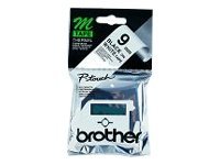 Brother M-K221SBZ - Černá na bílé - Roll (0.9 cm x 4 m) 1 role nelaminovaná páska - pro P-Touch PT- MK221SBZ