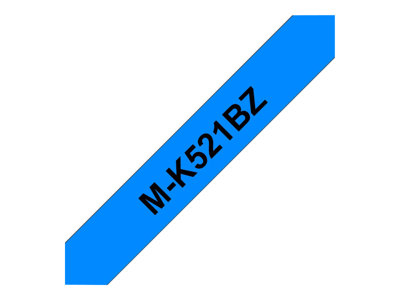 Brother M-K521BZ - Černá na modré - Role (0,9 cm x 8 m) 1 kusy páska pro tiskárnu - pro P-Touch PT- MK521BZ