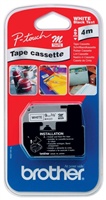 BROTHER MK221BZ Black On White Tape (9mm)