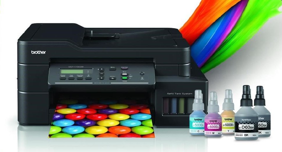 BROTHER multifunkce inkoustová DCP-T720DW - A4 128MB 1200x6000 17ppm 150/20 USB 2.0. WIFI DCPT720DWYJ1