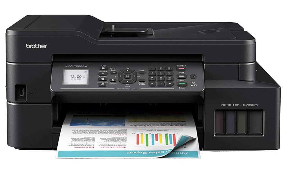 BROTHER multifunkce inkoustová MFC-T920DW - A4 128MB 1200x6000 17ppm 150+80/20 OBOUSTRANÝ TISK USB 2.0 WIFI MFCT920DWYJ1