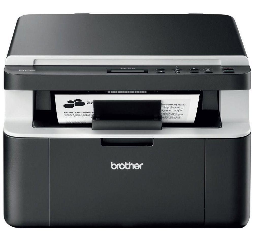 BROTHER multifunkce laserová DCP-1512E A4, A4 sken, 20ppm, 16MB, 600x600copy, GDI, USB, černá DCP1512EYJ1