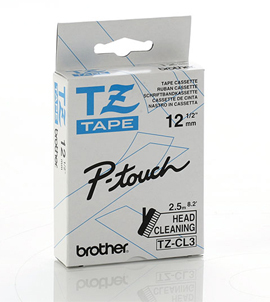 Brother originál čistiacia kazeta do tlačiarne štítkov, Brother, TZE-CL3, 8m, 12mm TZECL3