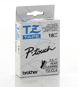 Brother originál čistiacia kazeta do tlačiarne štítkov, Brother, TZE-CL4, 8m, 18mm TZECL4
