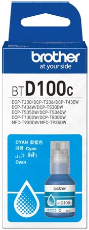 Brother originál ink BTD100C, cyan, 5000str., 48.8ml