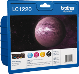 Brother originál ink LC-1220VALBP, CMYK, 4x300str., Brother DCP-J925 DW LC1220VALBP