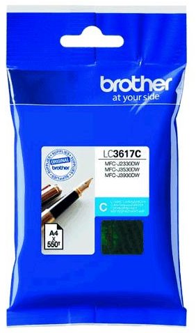 Brother originál ink LC-3617C, cyan, 550str., Brother MFCJ2330, 3530, 3930 LC3617C
