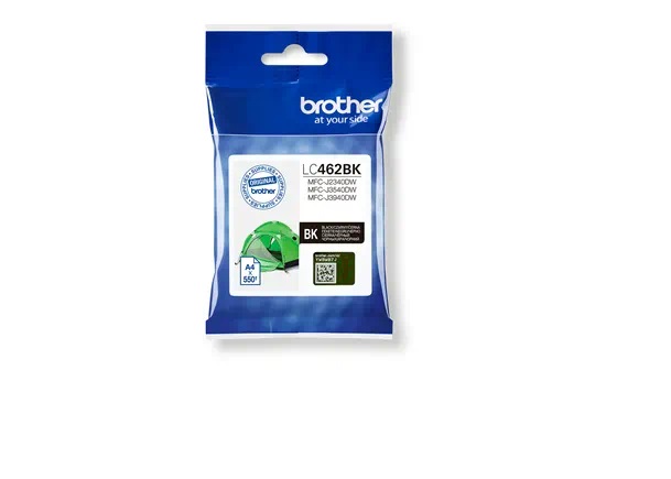 Brother originál ink LC-462BK, black, 550str., Brother MFC J2340DW, MFC J3540DW, MFC J3940DW LC462BK