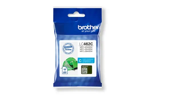 Brother originál ink LC-462C, cyan, 550str., Brother MFC J2340DW, MFC J3540DW, MFC J3940DW LC462C