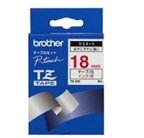Brother originál páska do tlačiarne štítkov, Brother, TZE-242, červený tlač/biely podklad, laminova TZE242