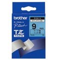 Brother originál páska do tlačiarne štítkov, Brother, TZE-521, čierny tlač/modrý podklad, laminovan TZE521