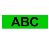 Brother originál páska do tlačiarne štítkov, Brother, TZE-741, čierny tlač/zelený podklad, laminova TZE741