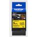 Brother originál páska do tlačiarne štítkov, Brother, TZEFX621, čierny tlač/žltý podklad, laminovan