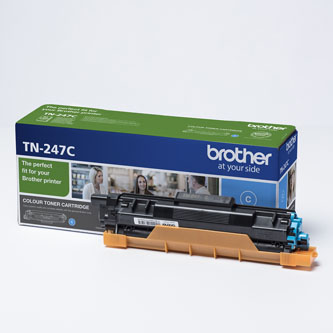 Brother originál toner TN247C, cyan, 2300str., Brother DCP-L3510CDW, DCP-L3550CDW, HL-L3210CW,HL-L3
