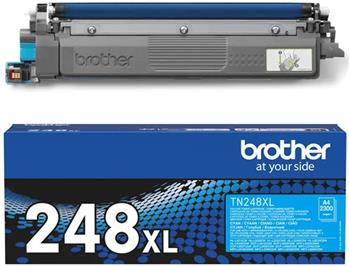 Brother originál toner TN248XLC, cyan, 2300str., Brother DCP-L3520CDW, DCP-L3560CDW, HL-L3220CW, O